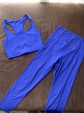Girlfriend Collective Purple Workout Set